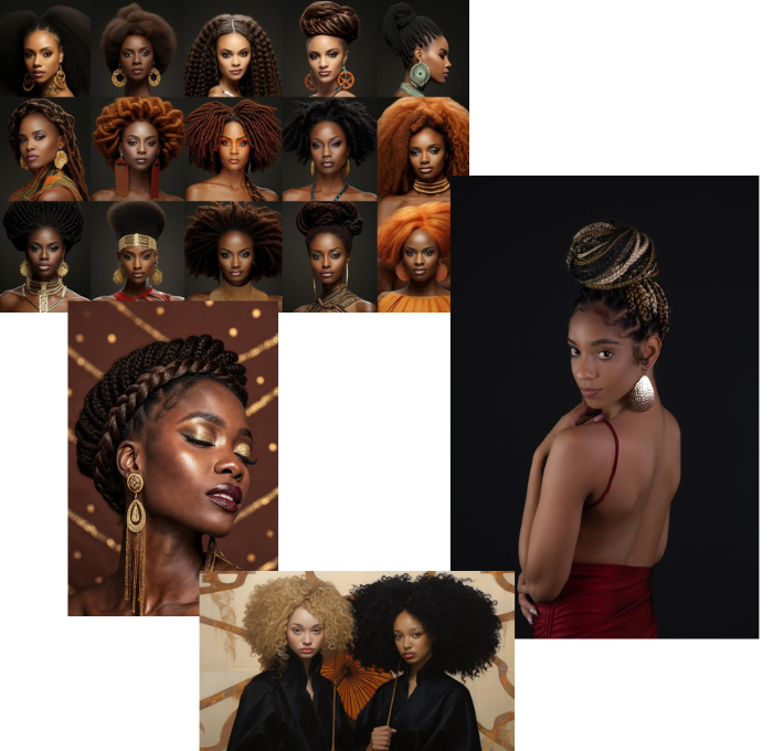 Elegant woman wearing a Hair Stop wig