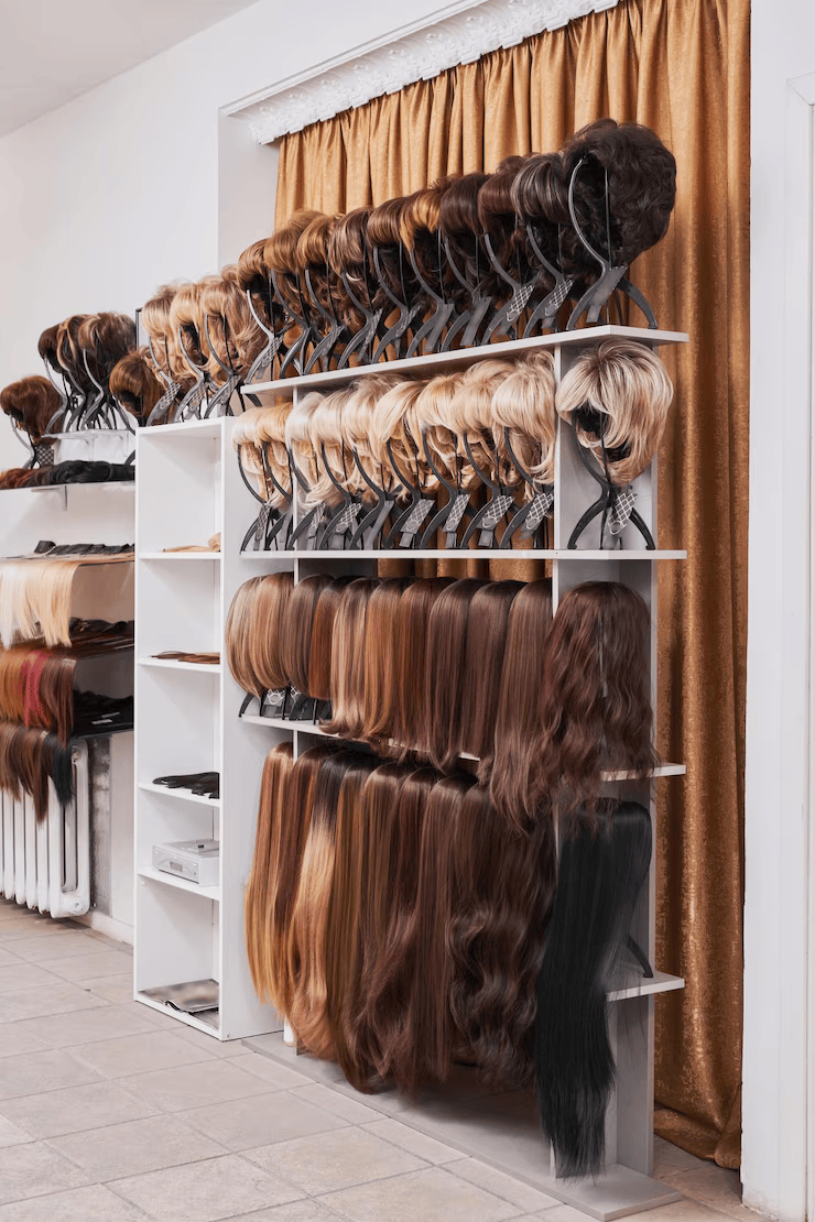 Confident woman in Hair Stop wig